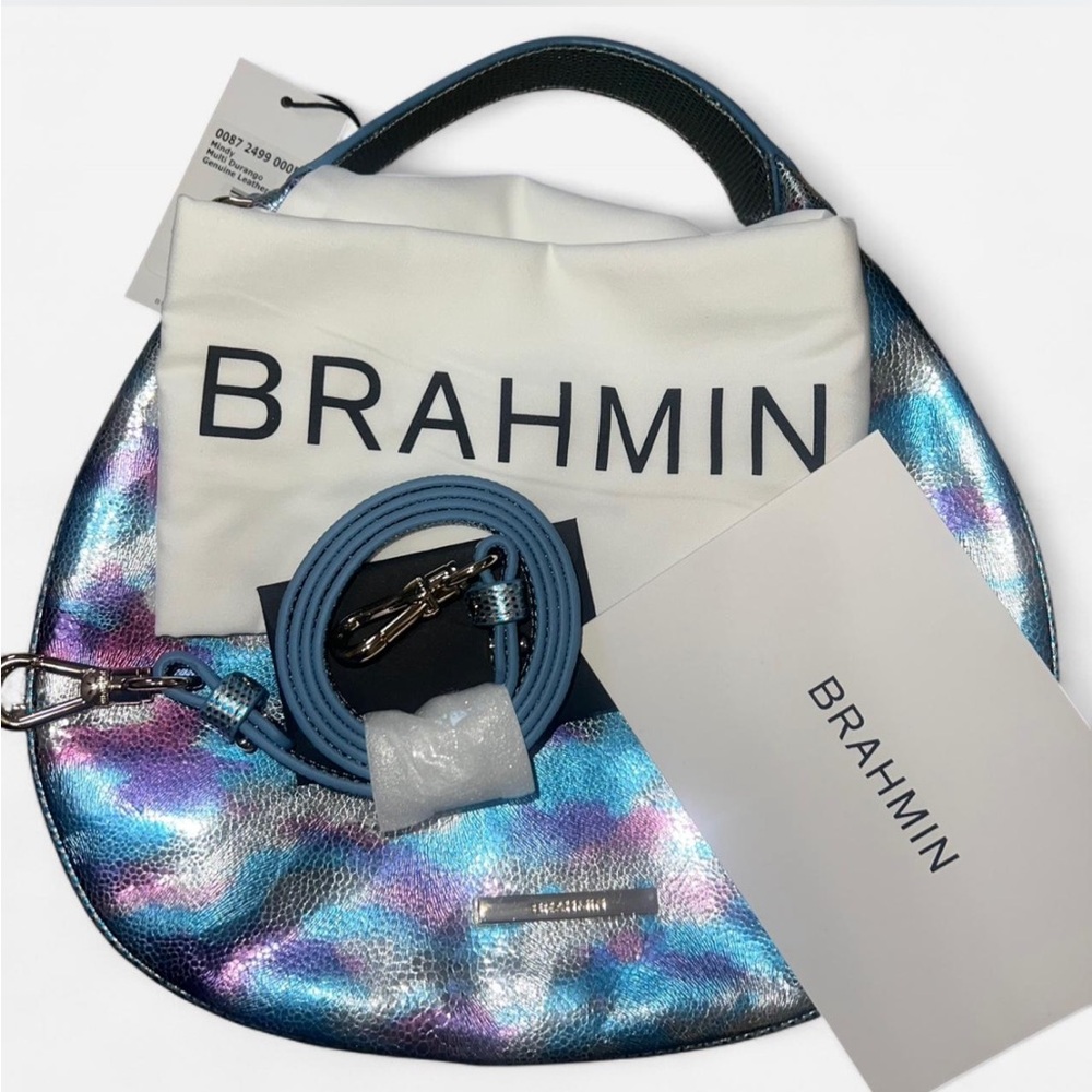 Brahmin Shimmering Multicolor Shoulder Bag Durango hobo bag new with tags